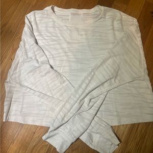 Lululemon, Never Worn White Pattern Long Sleeve